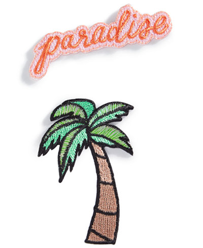 Celebrate Shop 2-Pc. Embroidered Paradise Handbag Patch Set
