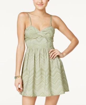 Roxy Juniors' Shore Thing Printed Fit & Flare Dress