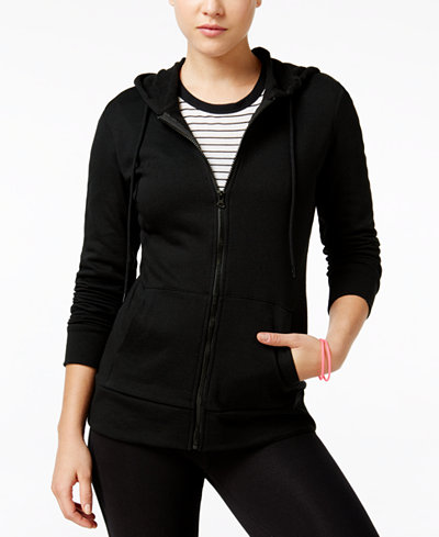 Material Girl Active Hoodie Juniors' Run Like A Girl Graphic, Only at Macy's