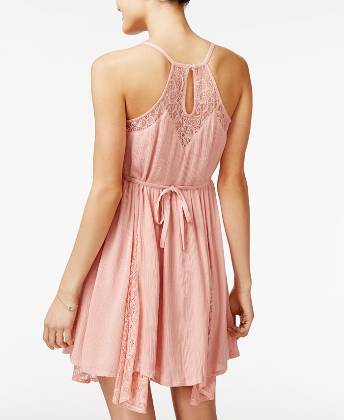 American Rag Lace Inset Fit Flare Dress Created for Macy s Macy s