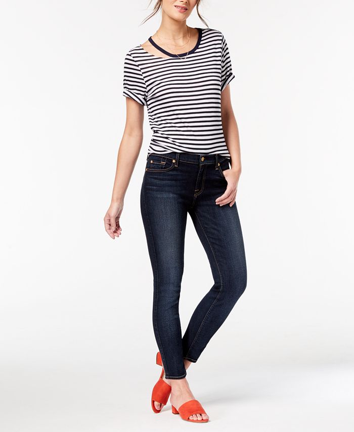 7 for all mankind ankle skinny