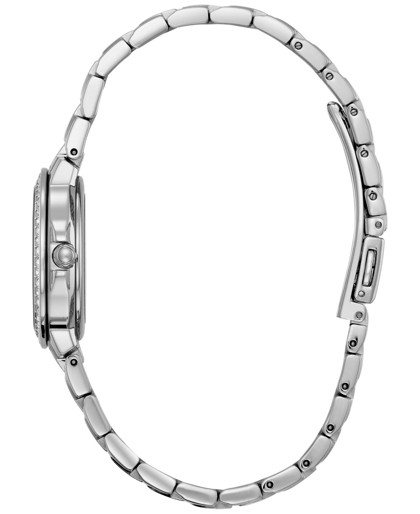 Женские часы Citizen Eco-Drive Crystal Accent Stainless Steel Bracelet Watch 28mm EW2340-58A — фото 2