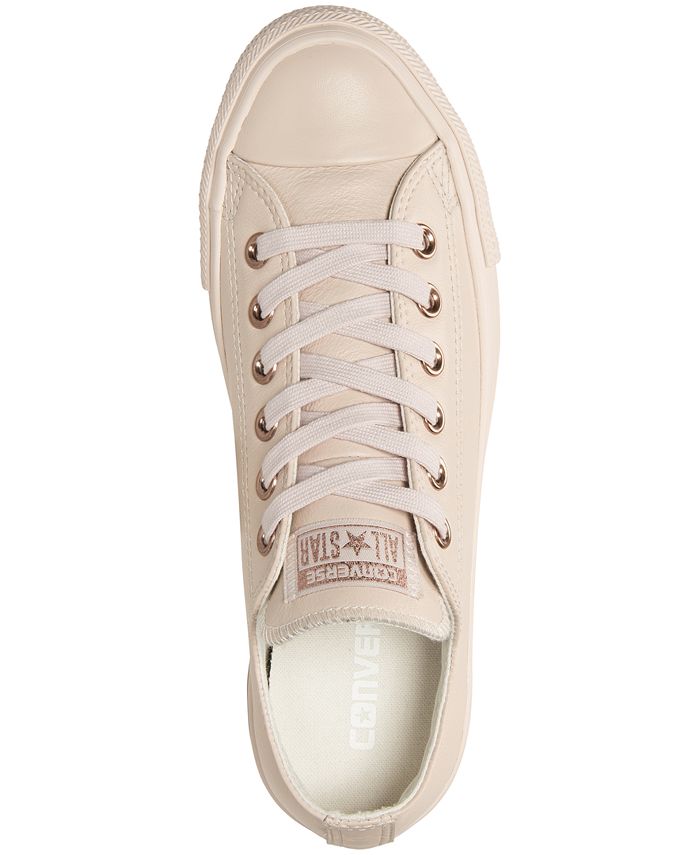 Converse Women's Chuck Taylor Pastel Leather Ox Casual Sneakers from ...