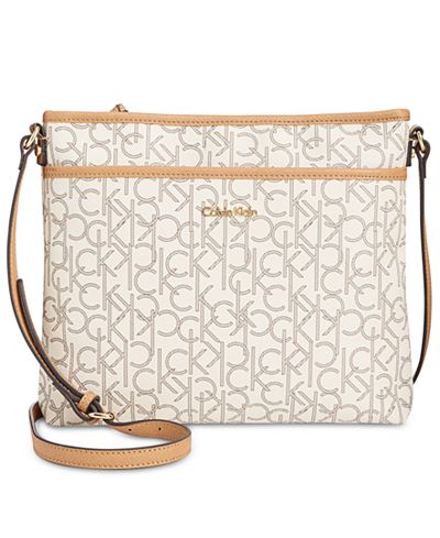 calvin klein crossbody monogram macy