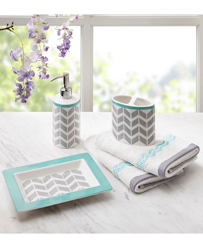 Intelligent Design Nadia/Elle 5Pc. Bath Accessory Set Macy's