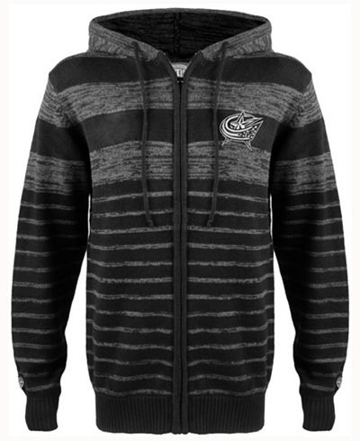 Old Time Hockey Men's Columbus Blue Jackets Dustin Full Zip Jacket