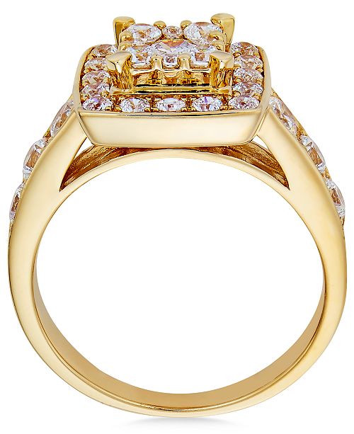 Macy's Diamond Engagement Ring Bridal Set (2 ct. t.w.) in 14k White