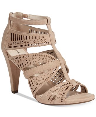 Alfani Women's Chloey Cutout Dress Sandals, Only at Macy's - Sandals ...