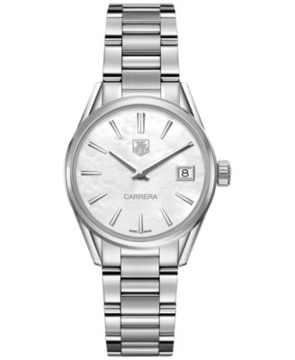 TAG Heuer - Women's Swiss Lady Carrera Stainless Steel Bracelet Watch 32mm WAR1311.BA0778