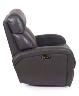 criss leather power recliner