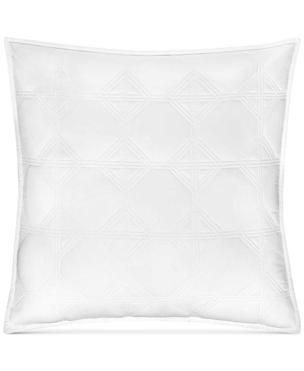 Closeout! Hotel Collection Basic Cane Quilted Sham, European, Created for Macy's - White
