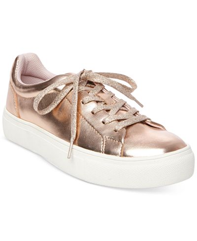 Madden Girl Kitten Lace-Up Sneakers