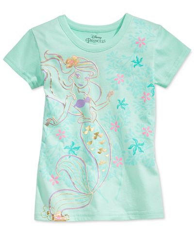 Disney's® The Little Mermaid Princess Ariel Cotton T-Shirt, Toddler & Little Girls (2T-6X)