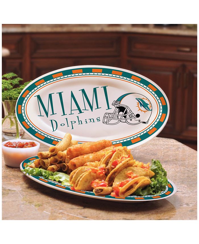 Memory Company Miami Dolphins Ceramic Platter Macy's