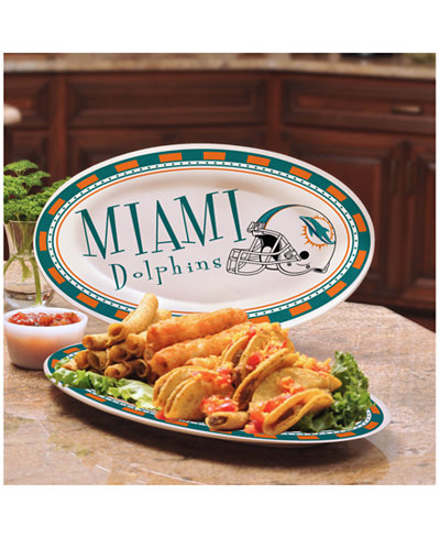 Memory Company Miami Dolphins Ceramic Platter
