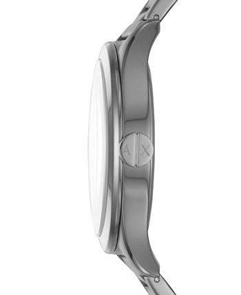A X Armani Exchange Men s Gunmetal Stainless Steel Bracelet Watch 44mm AX2330 Macy s