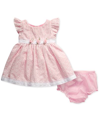 Sweet Heart Rose Eyelet Dress, Baby Girls (0-24 months)