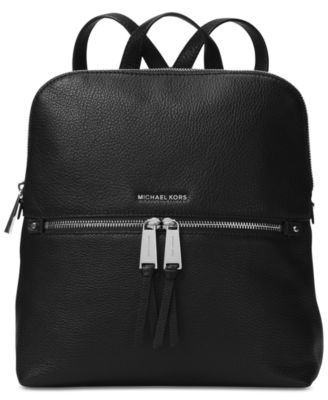 michael kors leather backpack womens