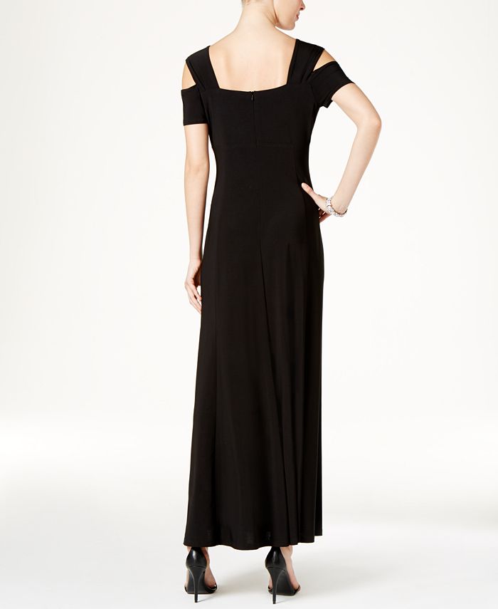 R&M Richards Vestido Con Aplicaciones En Hombros. Talla 18 – My