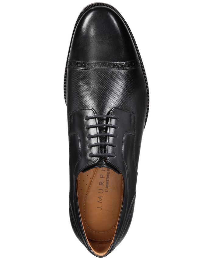 Johnston & Murphy Men's Hernden Cap-Toe Oxfords - Macy's