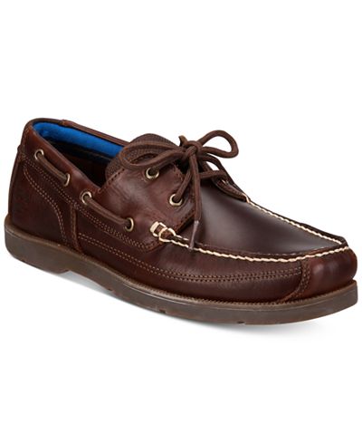 Timberland Men's Piper Cove Leather Boat Shoes - All Men's Shoes - Men ...