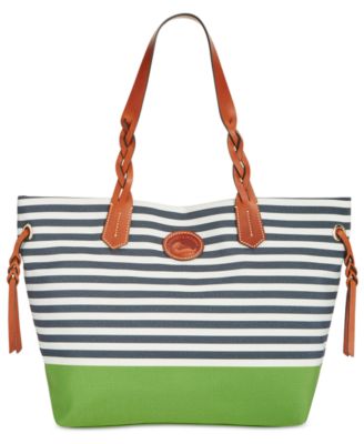 Dooney&Bourke stripes tote bag outlet