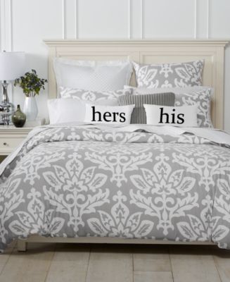 Charter Club Cotton Smoke Bedding Collection, Created for Macy&#39;s & Reviews - Bedding Collections ...