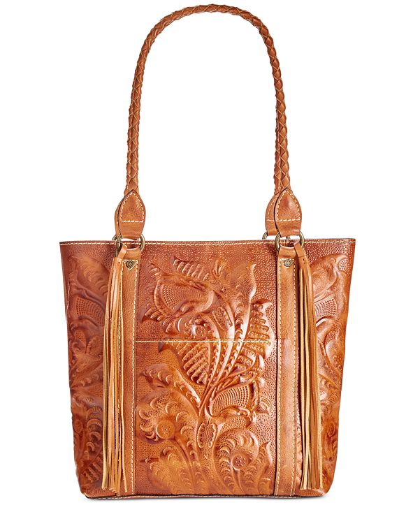 Patricia Nash Rena Burnished Tooled Leather Tote & Reviews Handbags