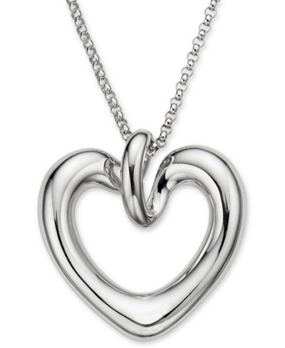 Nambé Love Pendant Heart Necklace in Sterling Silver