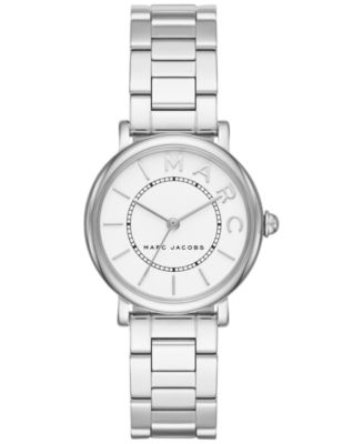 Marc Jacobs Roxy Pink Dial Silver Steel Strap Watch for Women - MJ3554
