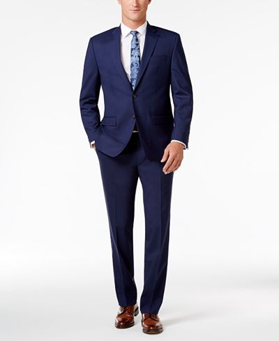 Lauren Ralph Lauren Men's Classic-Fit Navy UltraFlex Suit ...