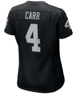 Derek Carr Oakland Raiders Game Jersey 