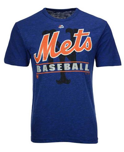 Majestic Men's New York Mets Bases Loaded Hyperslub T-Shirt