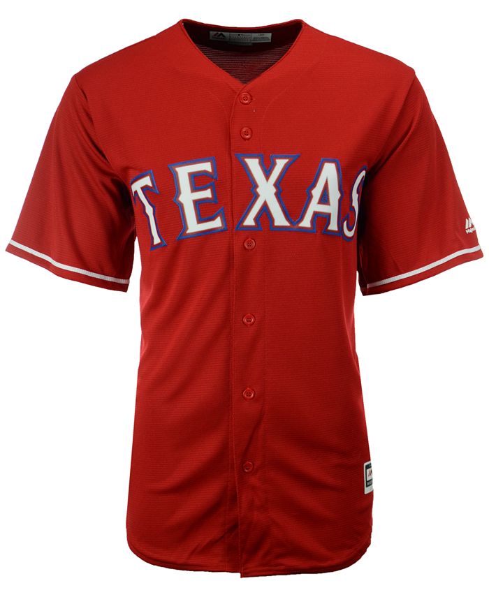 Majestic Men's Rougned Odor Texas Rangers Pitch Black Jersey - Macy's