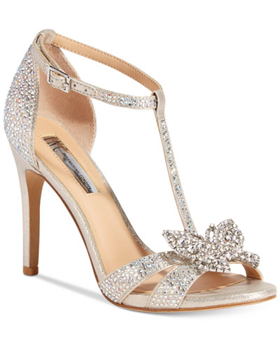 INC International Concepts Rissaa Embellished Butterfly Detail Evening Sandals, Only at Macy's