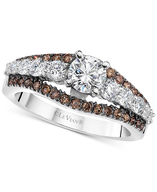 Le Vian Engagement Ring (11/2 ct. t.w.) in 14k White Gold & Reviews Rings Jewelry & Watches
