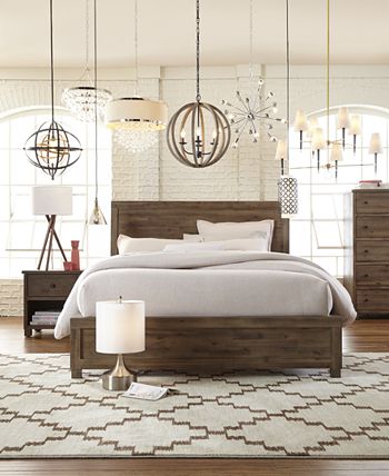 Furniture - Canyon Bedroom , 3 Piece Bedroom Set (California King Bed, Chest and Nightstand)