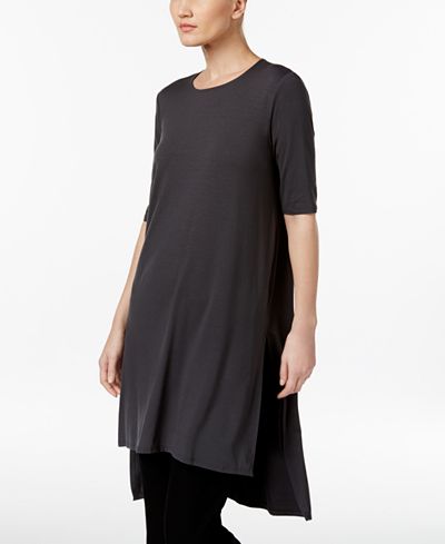 Eileen Fisher Lightweight Jersey High-Low Tunic