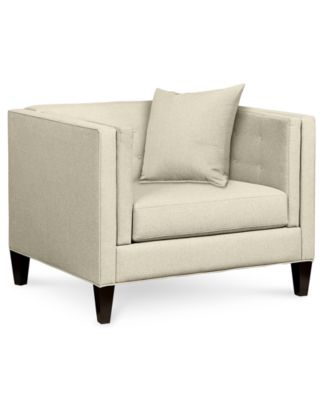 Furniture - Braylei Arm Chair with 1 Toss Pillow- Custom Colors, Only at Macy's