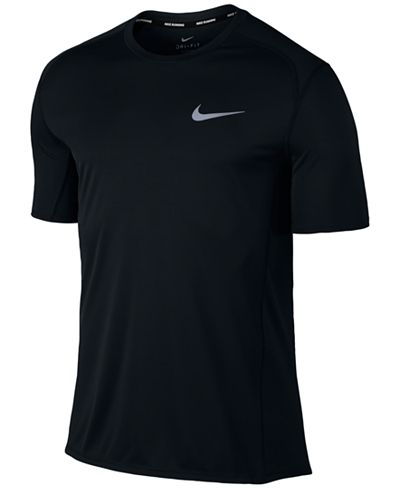 Nike Men's Dry Miler Running T-Shirt - T-Shirts - Men - Macy's