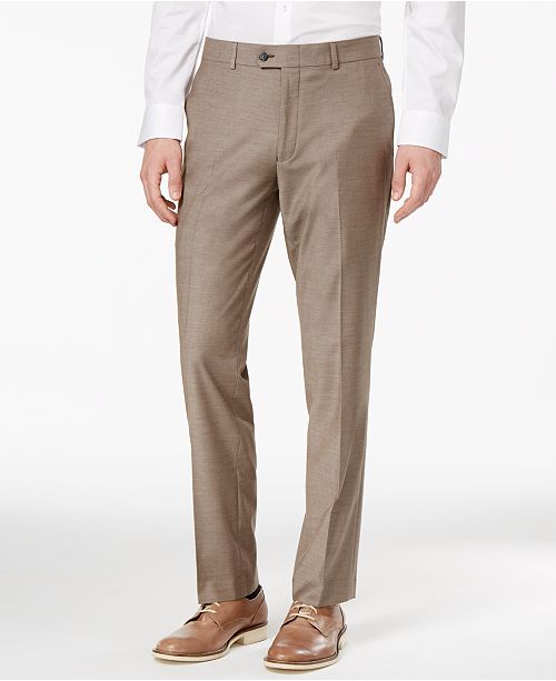 Bar III Men's Slim-Fit Stretch Wrinkle-Resistant Dress Pants, Created ...
