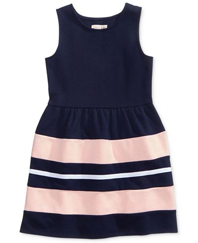 Maison Jules Stripe Sleeveless Dress, Toddler & Little Girls (2T-6X)