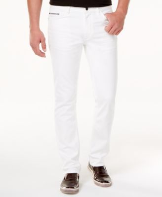 white calvin klein jeans