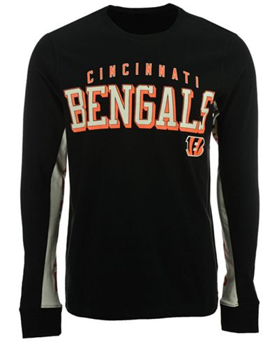 G3 Sports Men's Cincinnati Bengals Hands High Front Four Fashion Long Sleeve T-Shirt