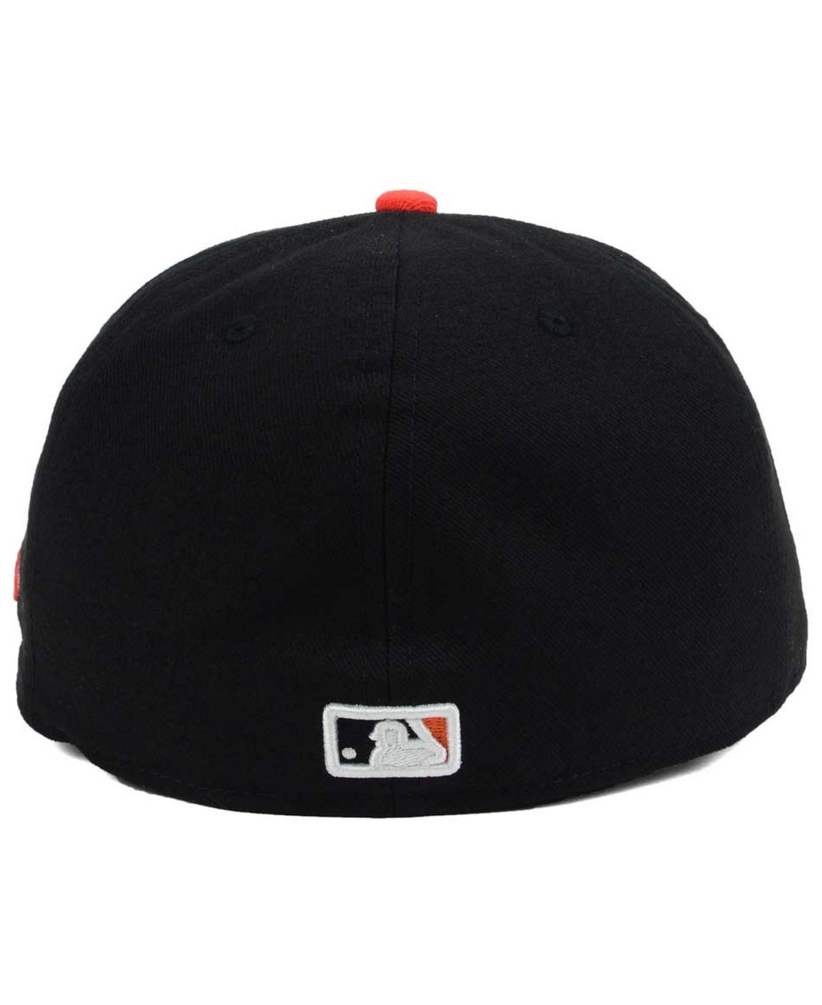 Shop New Era San Francisco Giants Authentic Collection 59fifty Fitted Cap In Black,orange