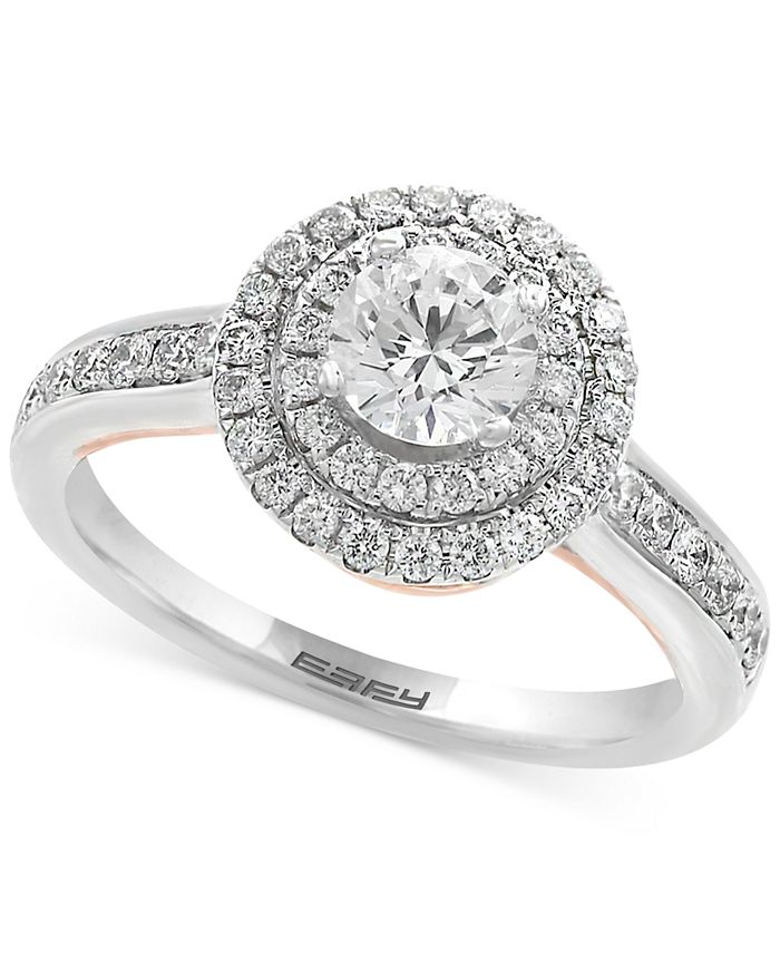 EFFY Collection EFFY® Infinite Love Diamond Halo Engagement Ring (1-1/4 ...