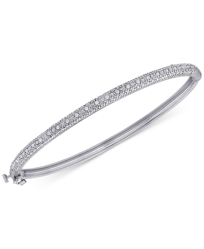 Victoria Townsend Diamond Pavé Bangle Bracelet (1/4 ct. t.w.) - Macy's