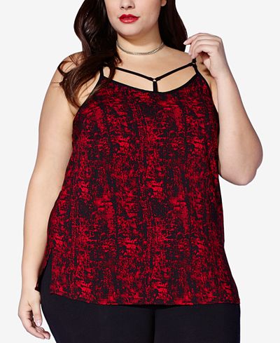 MBLM by Tess Holliday Trendy Plus Size Strappy Camisole