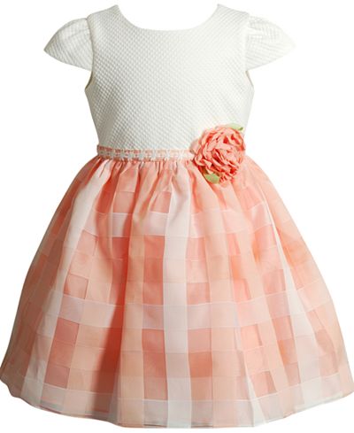 Sweet Heart Rose Plaid Skirt Dress, Toddler & Little Girls (2T-6X)