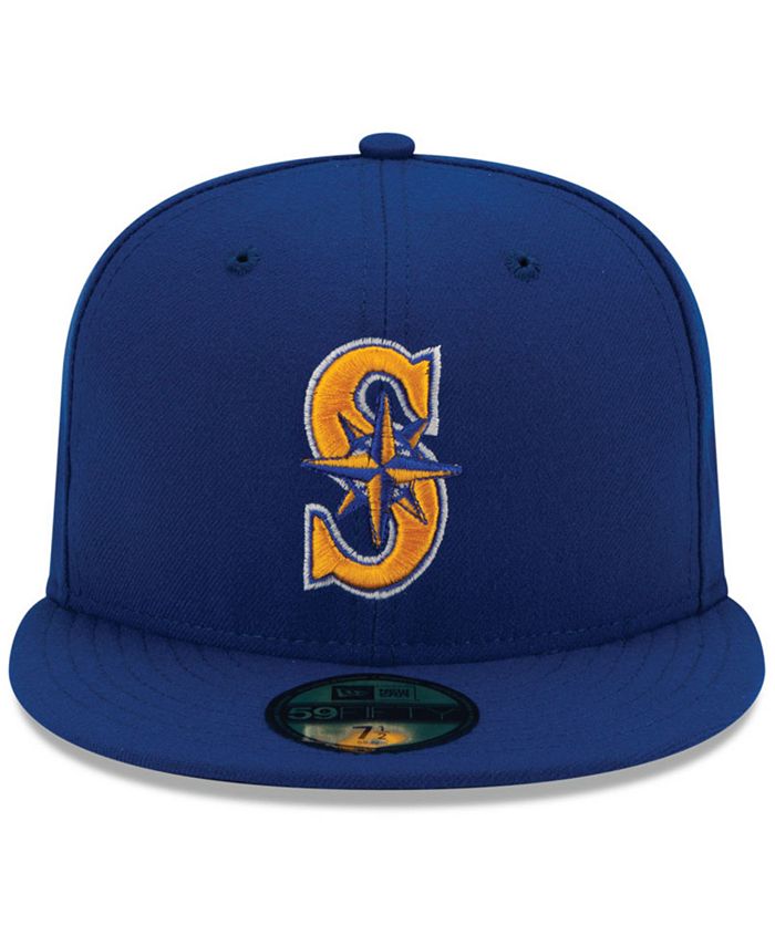 New Era Seattle Mariners Authentic Collection 59FIFTY Fitted Cap - Macy's